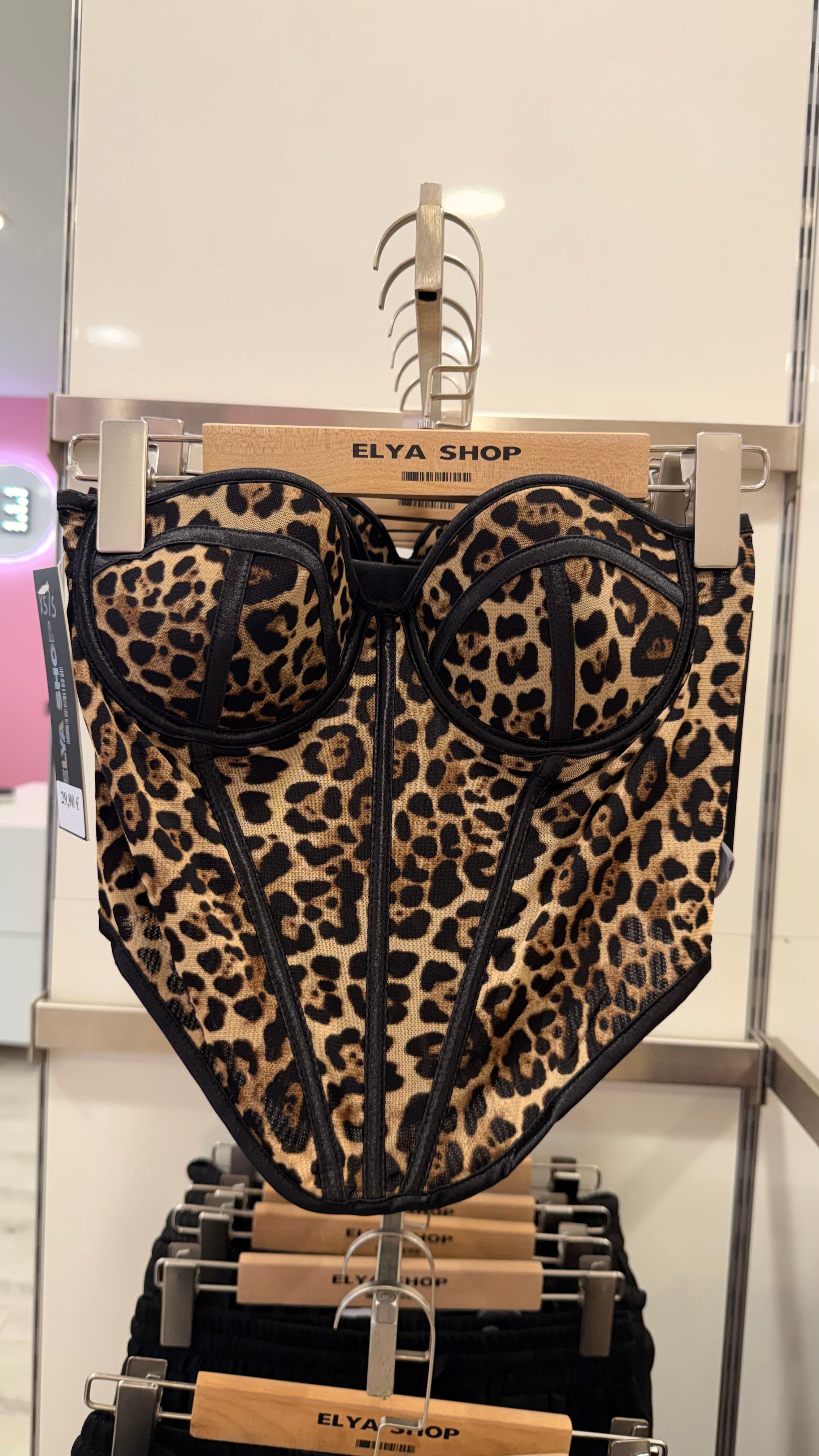 Corset léopard